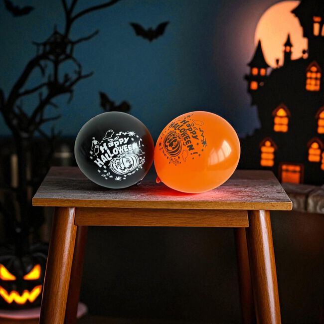 Halloween Balloons - 12 Pack