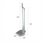 JVL Long Handle Dust Pan & Brush