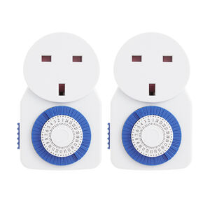 24 Hour Plug-in Timer Twin Pack