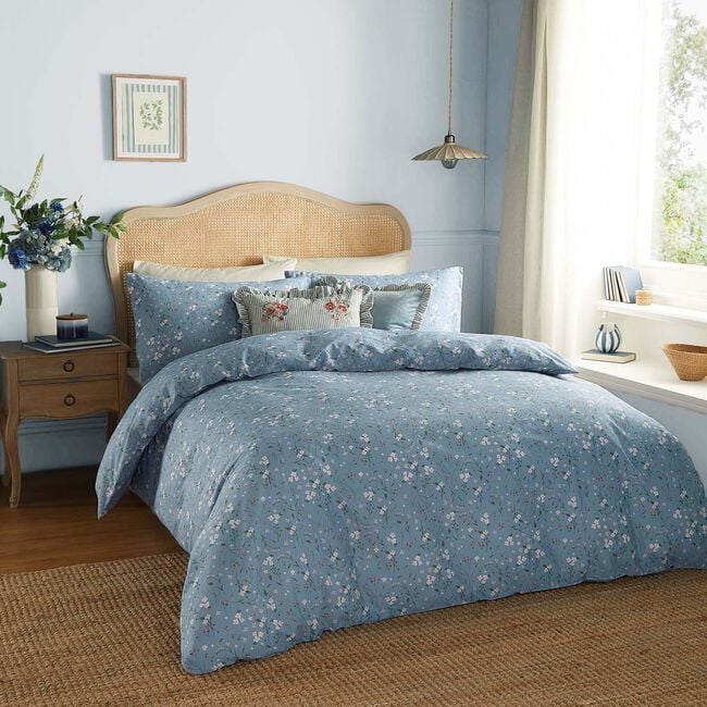 WYLDER DOUBLE DUVET COVER Bronte Bluebell