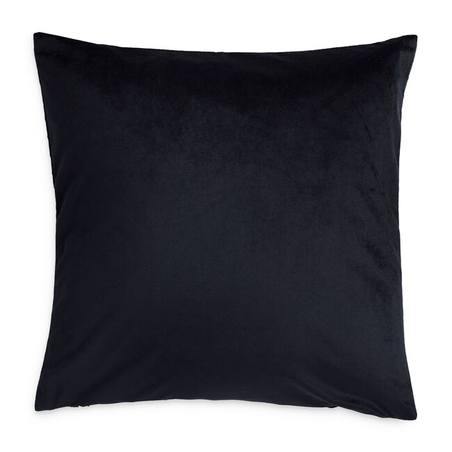 TRIANGLE STITCH BLACK 45x45 Cushion