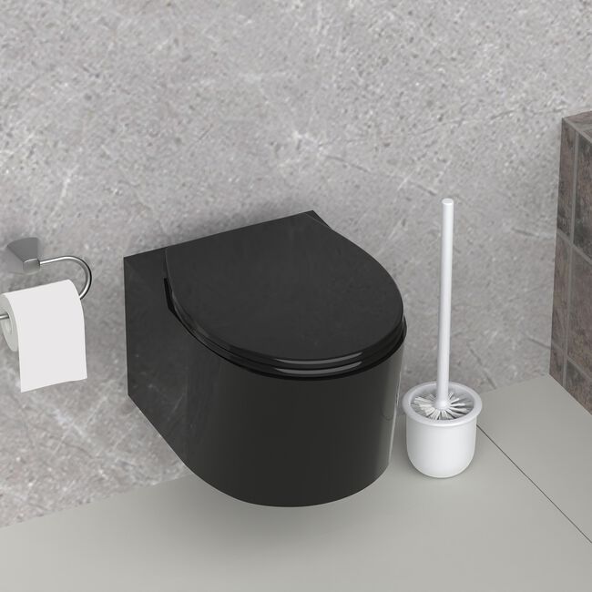 Black Soft Close Toilet Seat