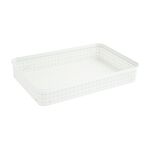 Ezy Mode A4 Storage Tray Stackable - Lily Cream