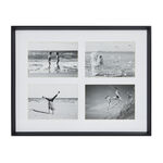 5x7" REINE BLACK Wood Bevelled Frame