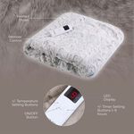Carmen Faux Fur Fleece Electric Blanket