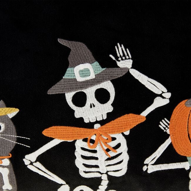 Embroidered Trick or Treat Cushion 45cm x 45cm