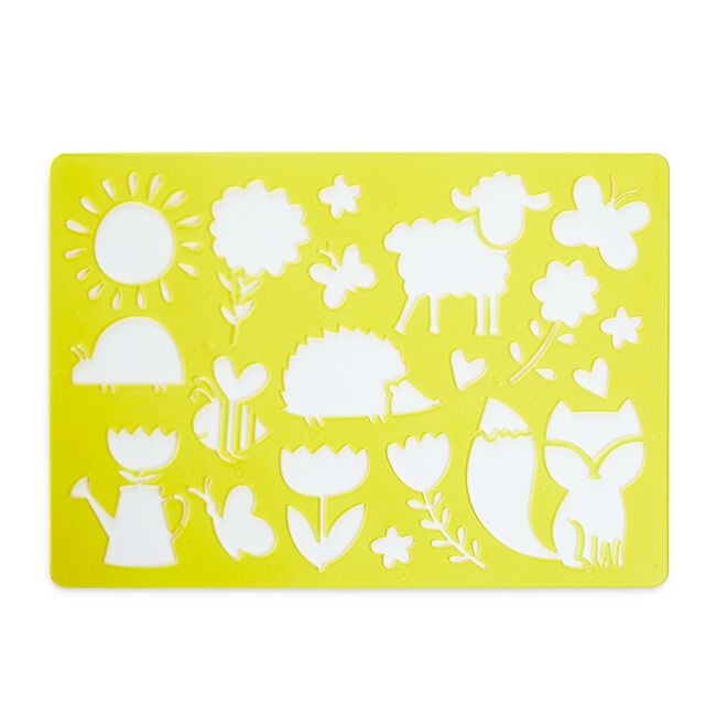 Easter Card Giant Stencil Craft Set