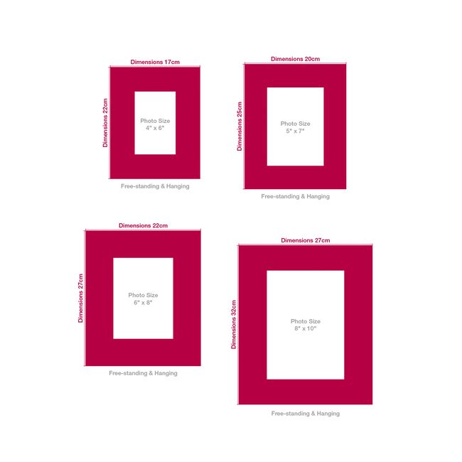 4X6 MODA GREY Photo Frame