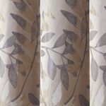 BLACKOUT & THERMAL LEAF NATURAL  66x54 Curtain