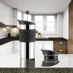 BODUM TRAVEL PRESS BLACK 0.35L Travel Mug & Extra Lid