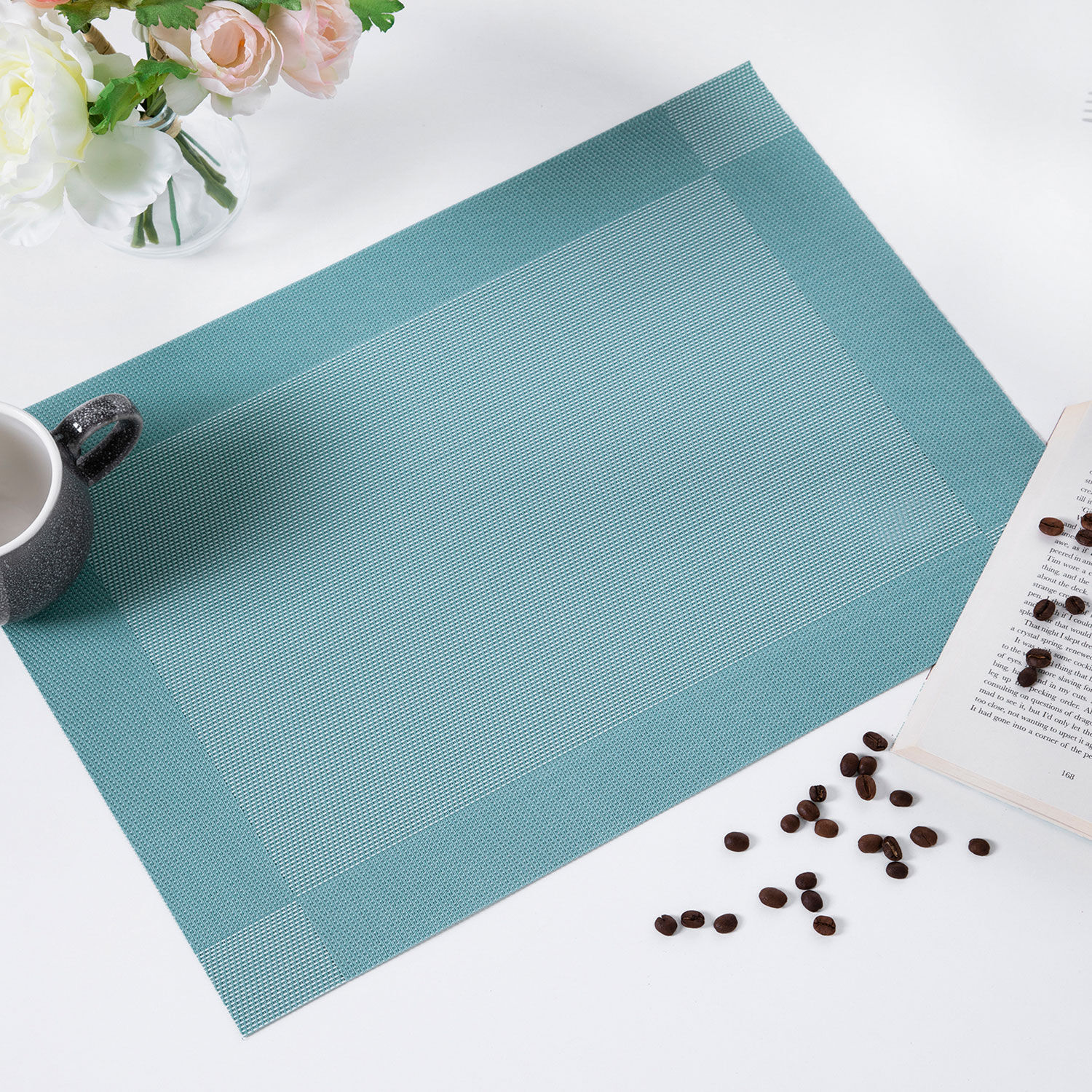 Netted Oxford Placemat Duck Egg Home Store + More