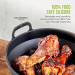 Tower Black Round Foldable Air Fryer Trays -2 Pack