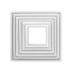 PME Square Cookie Cutters 6 Pack