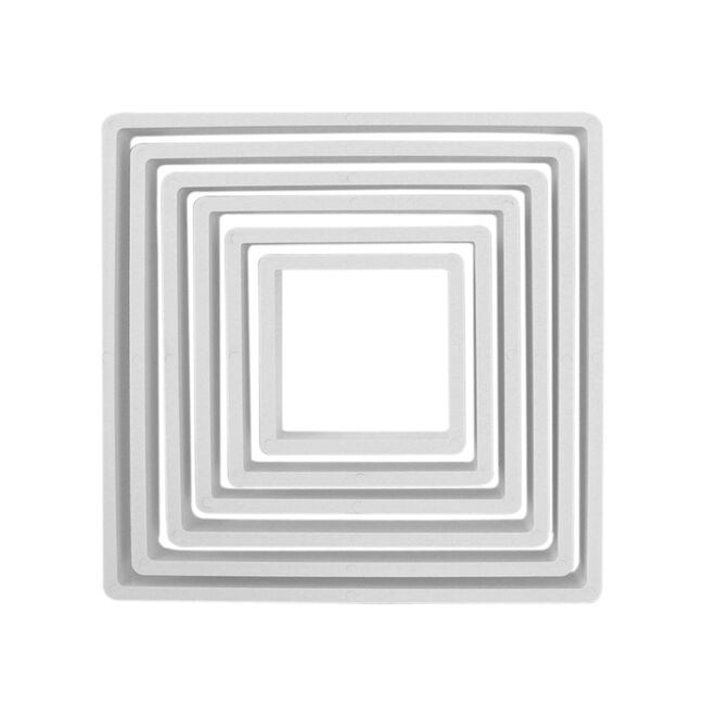 PME Square Cookie Cutters 6 Pack