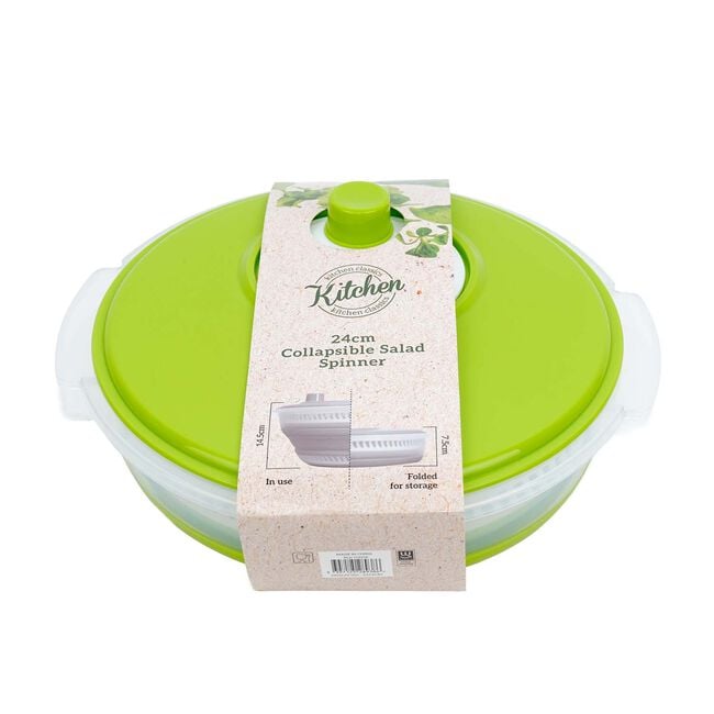 Kitchen Classics 24cm Collapsible Salad Spinner