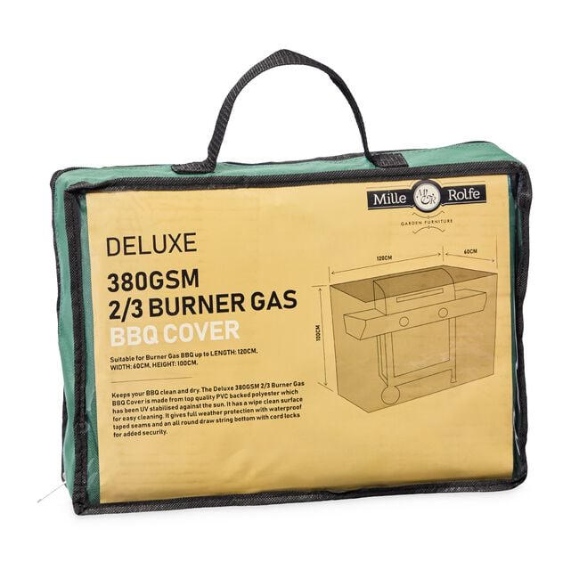 Deluxe 380GSM 2/3 Burner Gas BBQ Cover
