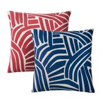 OVERLAP GEO NAVY 45x45 Cushion