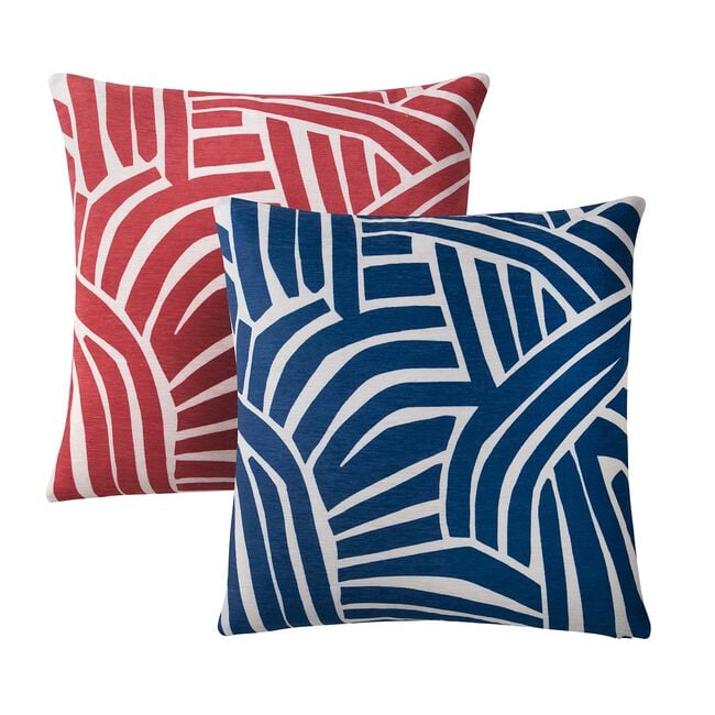 OVERLAP GEO NAVY 45x45 Cushion