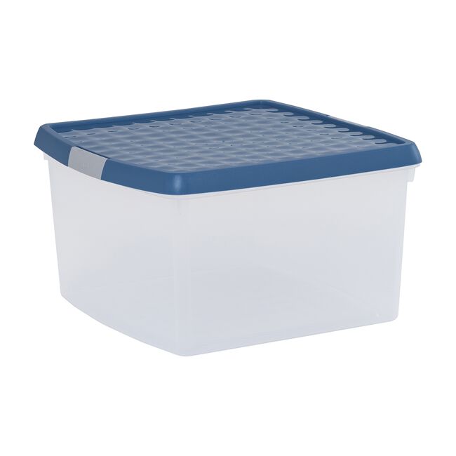 WHAM 25.5L BLUE CLIP TOP Box and Lid