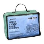 Deluxe 380GSM 6 Seater Round Furniture Set Cover 