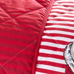 Candy Stripe Santa Bedspread 200cm x 220cm