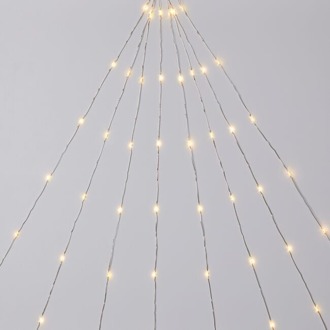 224 LED Wall Silhouette Christmas Tree Lights