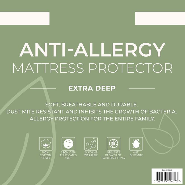 ANTI ALLERGY SINGLE Mattress Protector