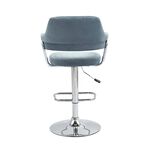 BELMONT Barstool Velvet Stone Blue