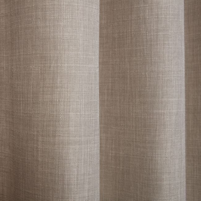 PENCIL PLEAT POM POM NATURAL 66x54 Curtain