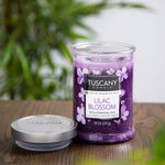 Tuscany Double Wick Candle Lilac Blossom 18oz