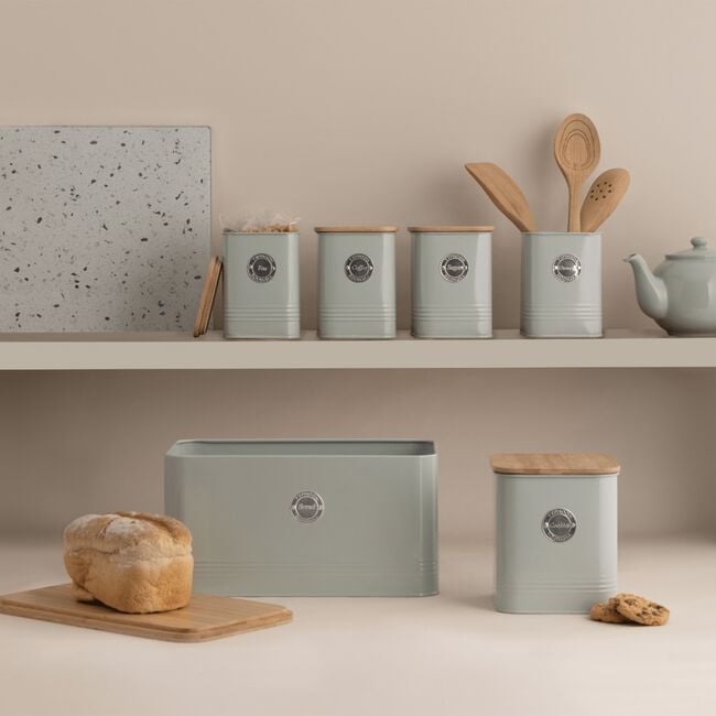 Typhoon Living Squircle Mint Bread Bin