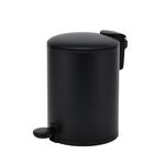 SILVIE MATT BLACK 3L SOFT CLOSE BATHROOM Bin
