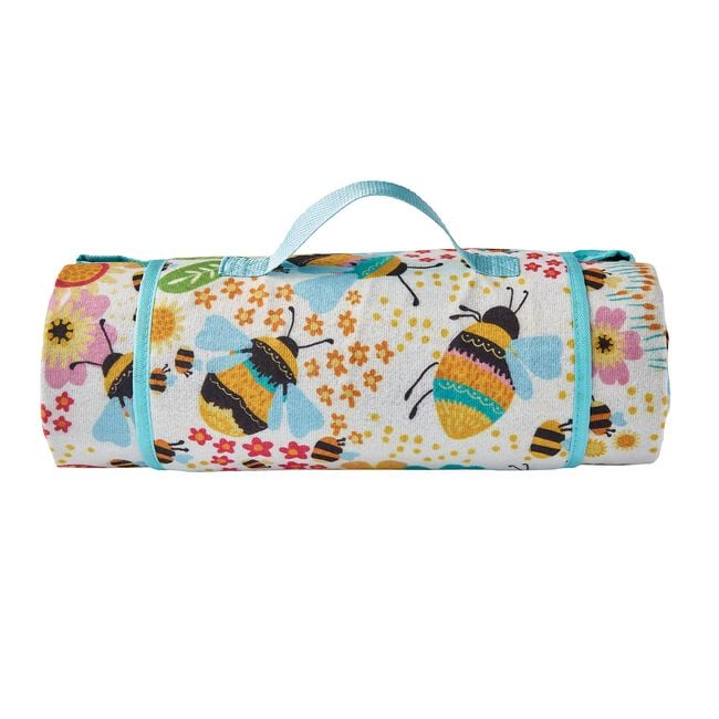 Fusion Buzzy Bee 135cm x 150cm Picnic Blanket
