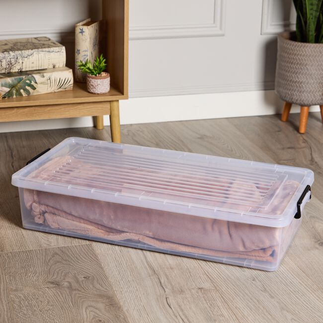 Storage Master 35L Rolling Under-Bed Storage Box
