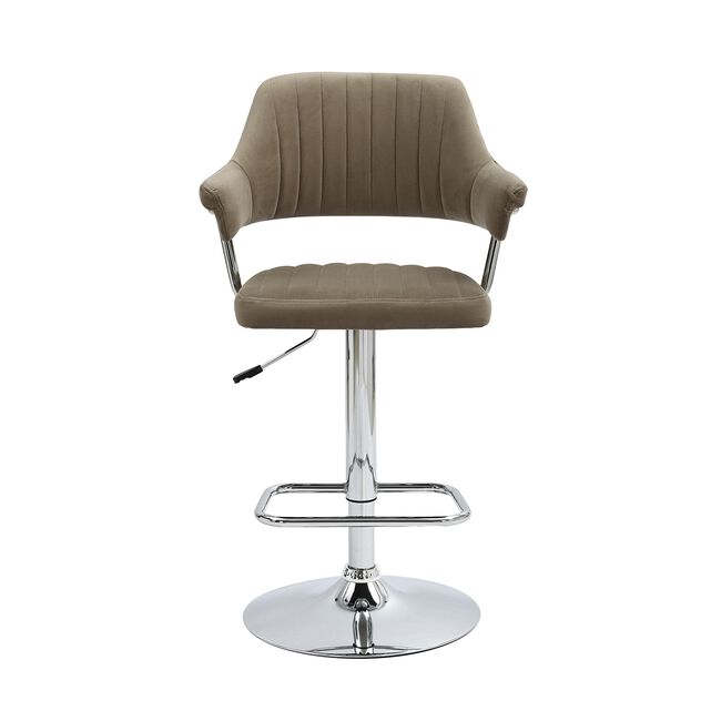 BELMONT Barstool Velvet Taupe