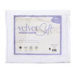 Velvet Soft Pillow Protector Pair