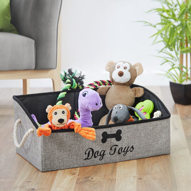Dog Toy Storage Basket 