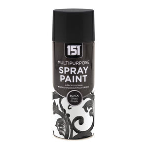 Gloss Black Spray Paint 400ml