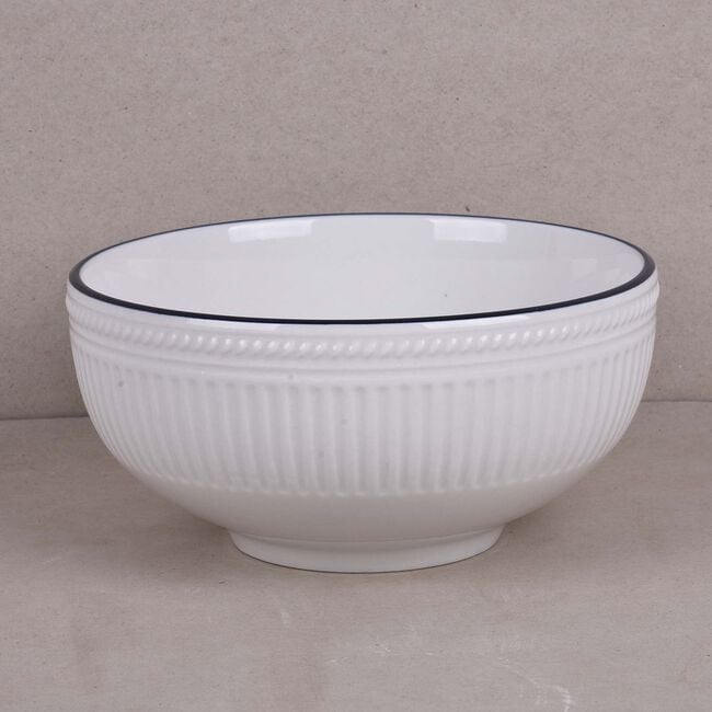 Abney & Croft Blue Rim 12 Piece Dinner Set