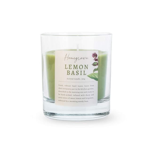 Wax Lyrical Home Grown Lemon Basil Candle