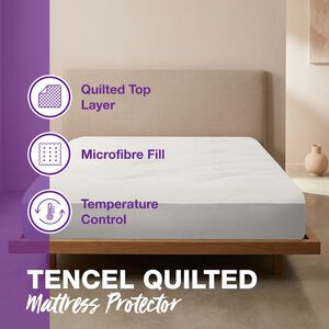 TENCEL QUILTED SINGLE Mattress Protector