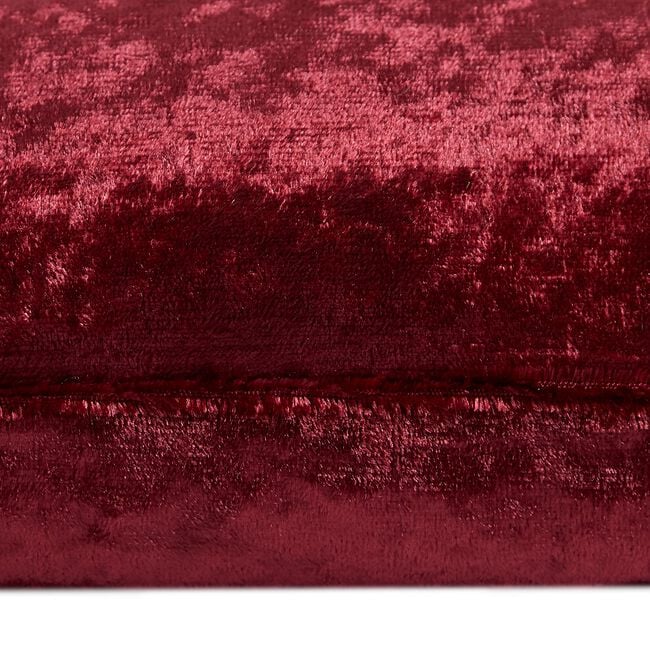 Velvet Crush Cushion Cover 2 Pack 45x45cm - Red