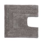 COTTON BORDER GUNMETAL 50x50 Pedestal Mat