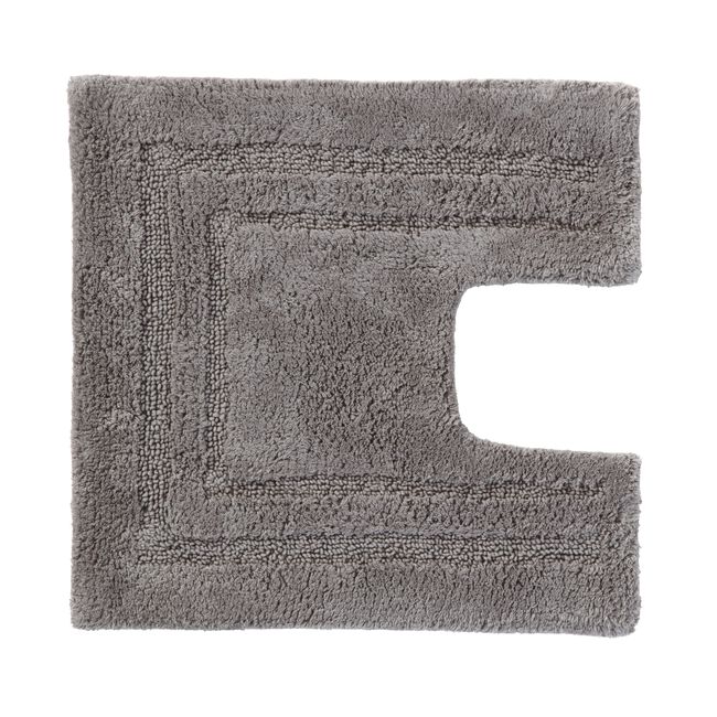 COTTON BORDER GUNMETAL 50x50 Pedestal Mat