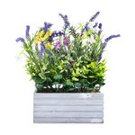 Lavender Floral Arrangement In Planter 33cm