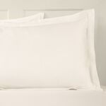 OXFORD PILLOWCASE PAIR 400 Threadcount Bamboo/Cotton White