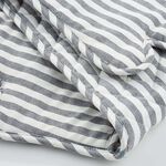 Stellar Grey Stripe Double Oven Glove