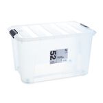 Storage Master 52L Rolling Ultra Clear Storage Box