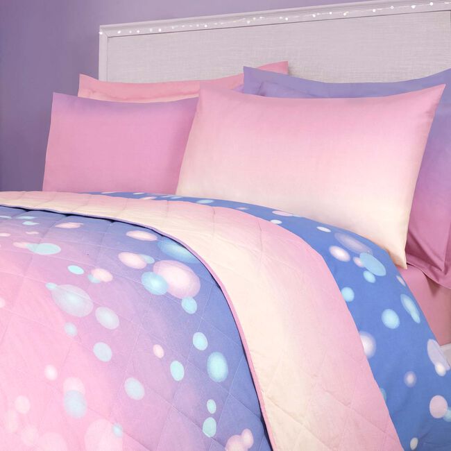 Ombre Pop Bedspread 200cm x 220cm - Pink