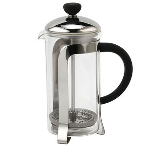 Glona Stainless Steel Glass Cafetiere 350ml